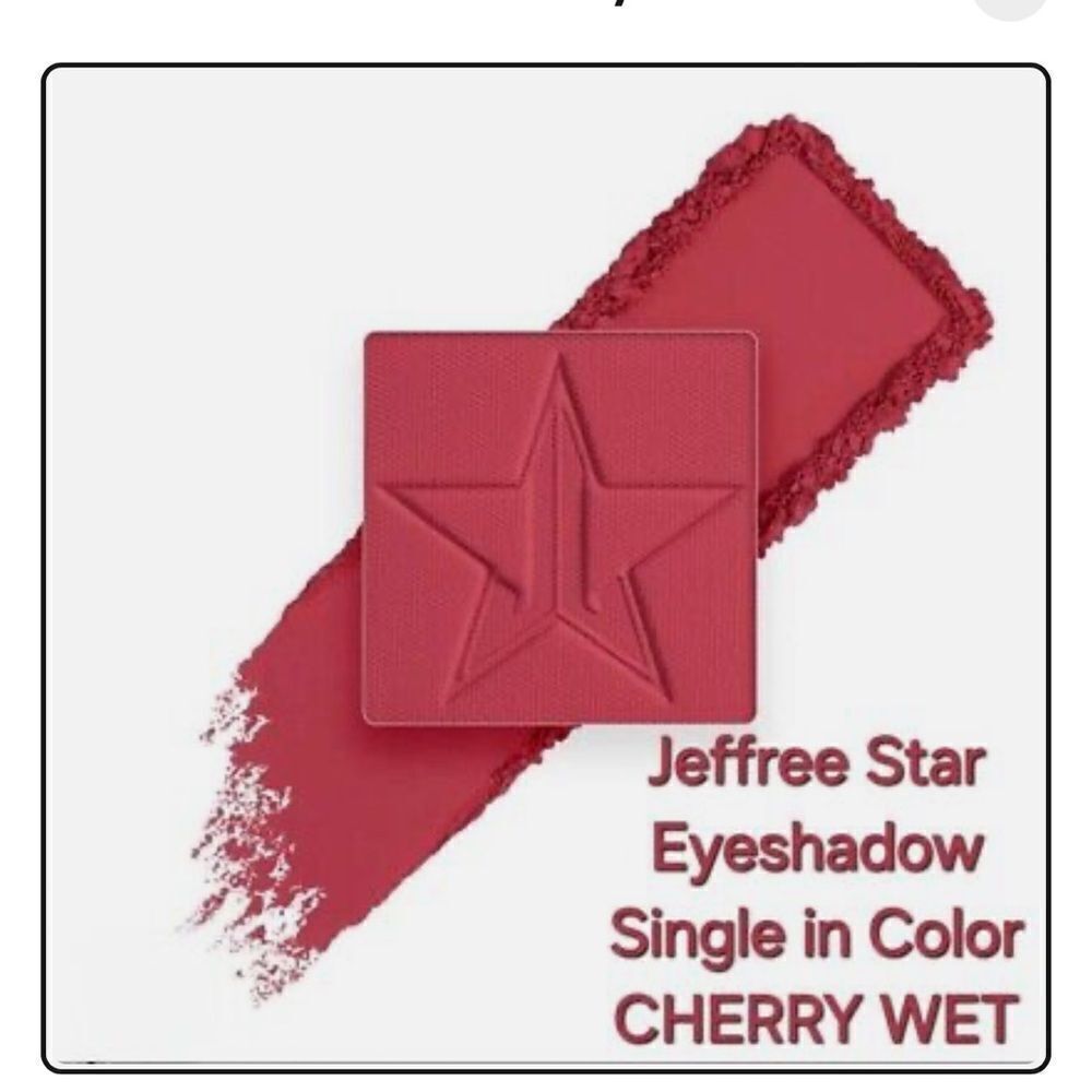 New in box Jeffree Star‎ cherry wet single eyeshadow